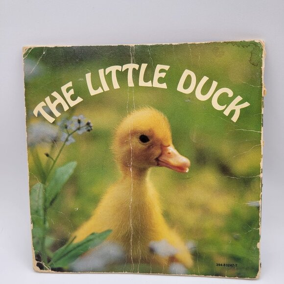 Vintage Please Read to Me The Little Duck Puppy Rabbit Childrens Book Lot BK048 - Picture 3 of 11